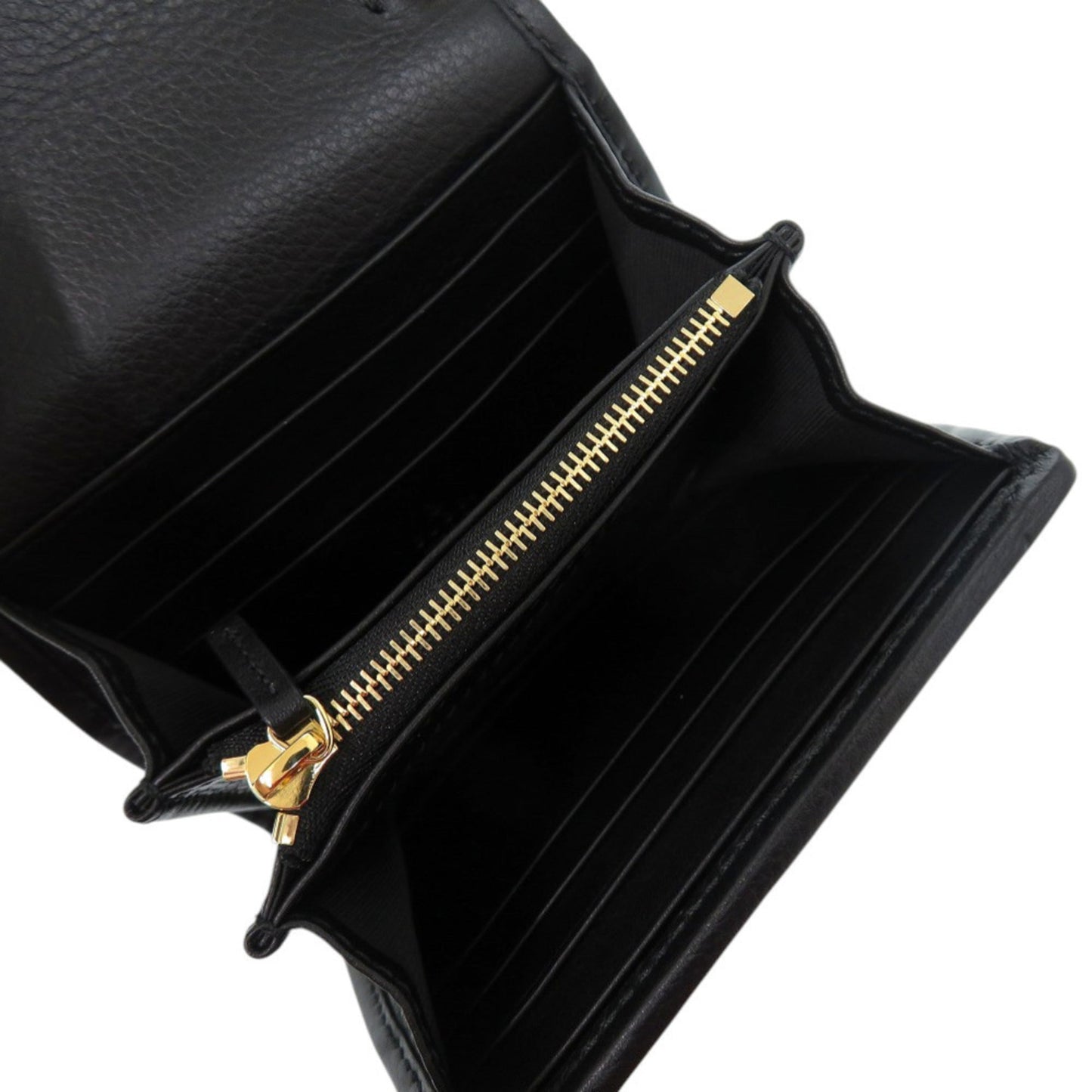 Gucci Black Leather Chain/Shoulder Wallet ( )
