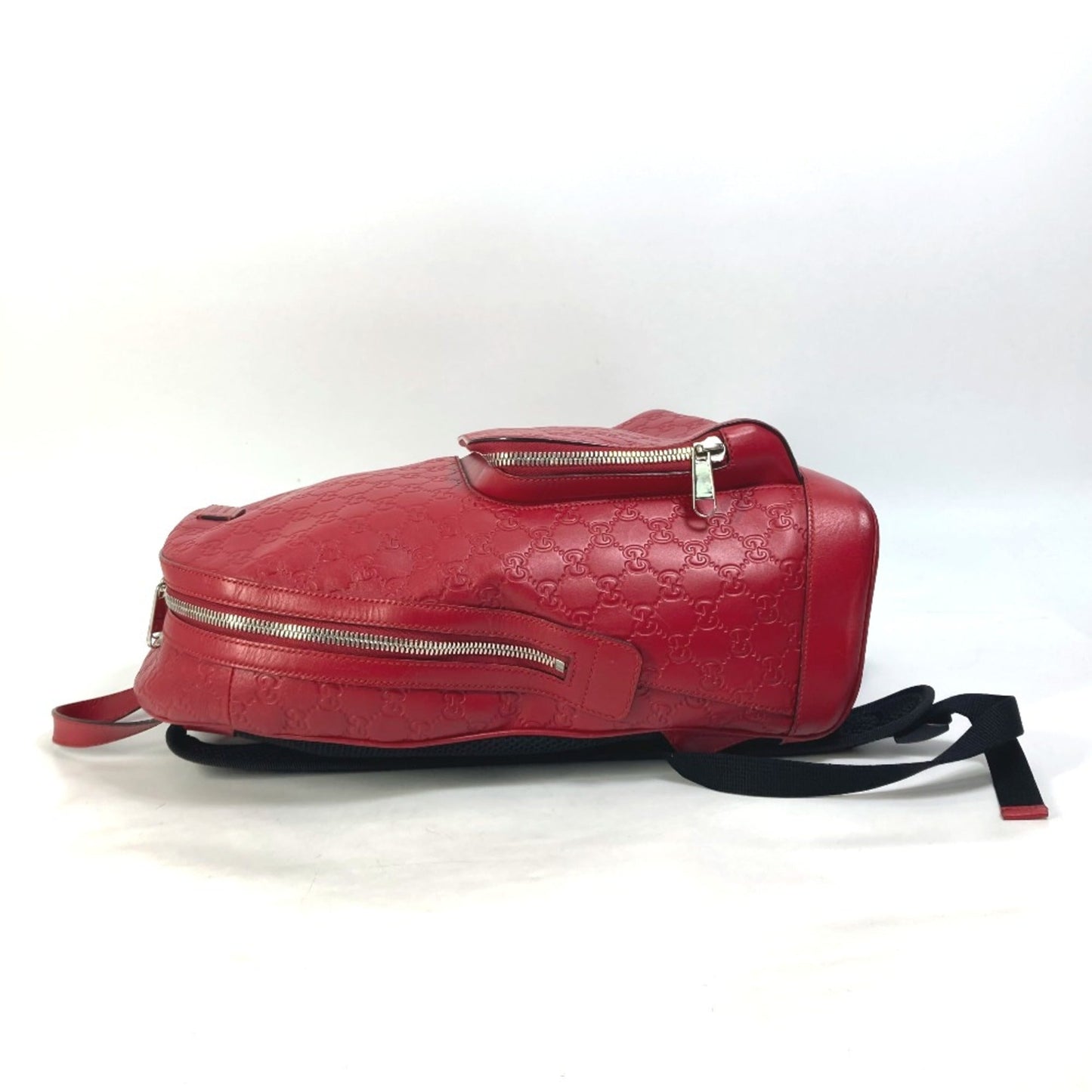 Gucci Red Leather Backpack ( )