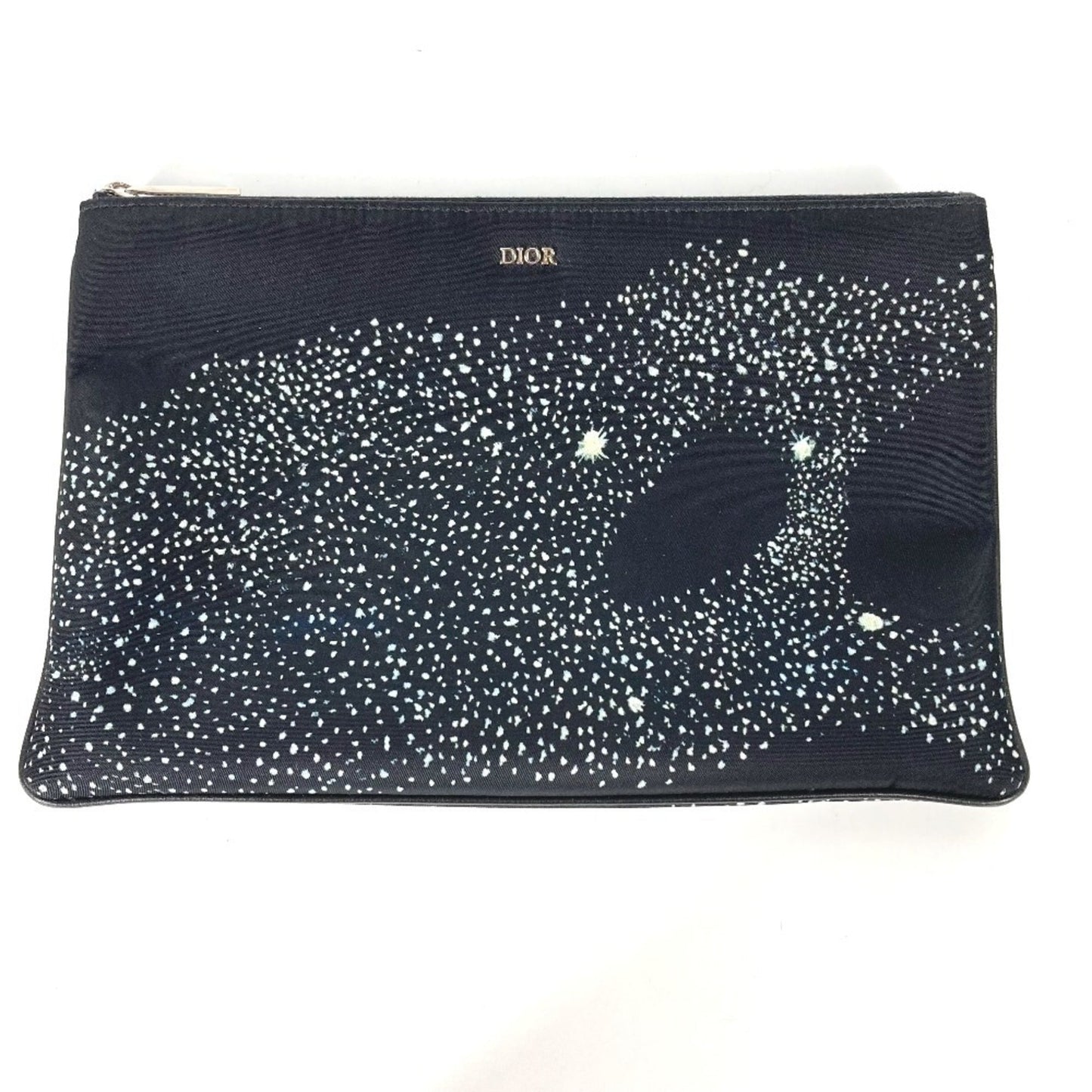 Christian Dior Black Nylon Clutch Bag Pouch ()