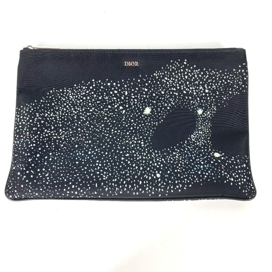 Christian Dior Black Nylon Clutch Bag Pouch ()