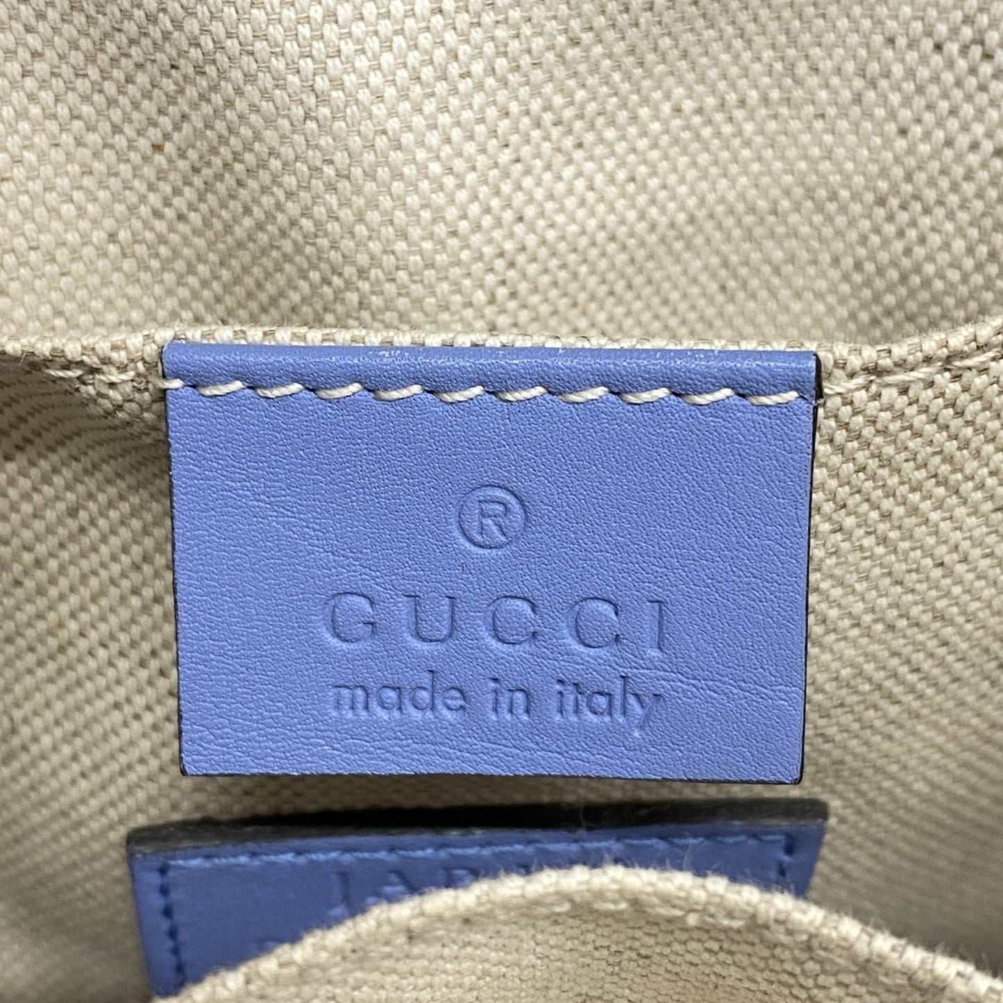 Gucci Blue Leather Handbag ( )