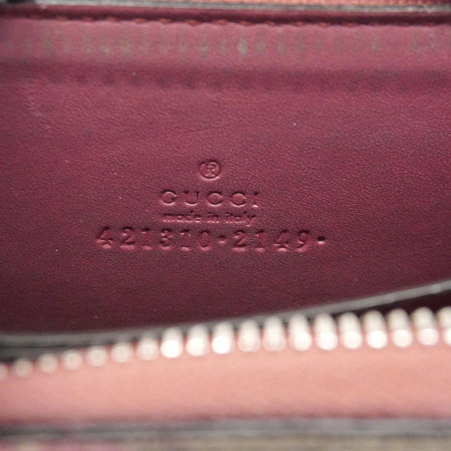 Gucci Brown Pink Pvc Coin Purse/Coin Case ( )