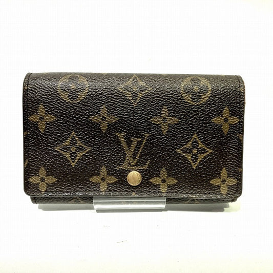 LOUIS VUITTON Monogram Portomone Vietresor M61730 Bifold Wallet Unisex