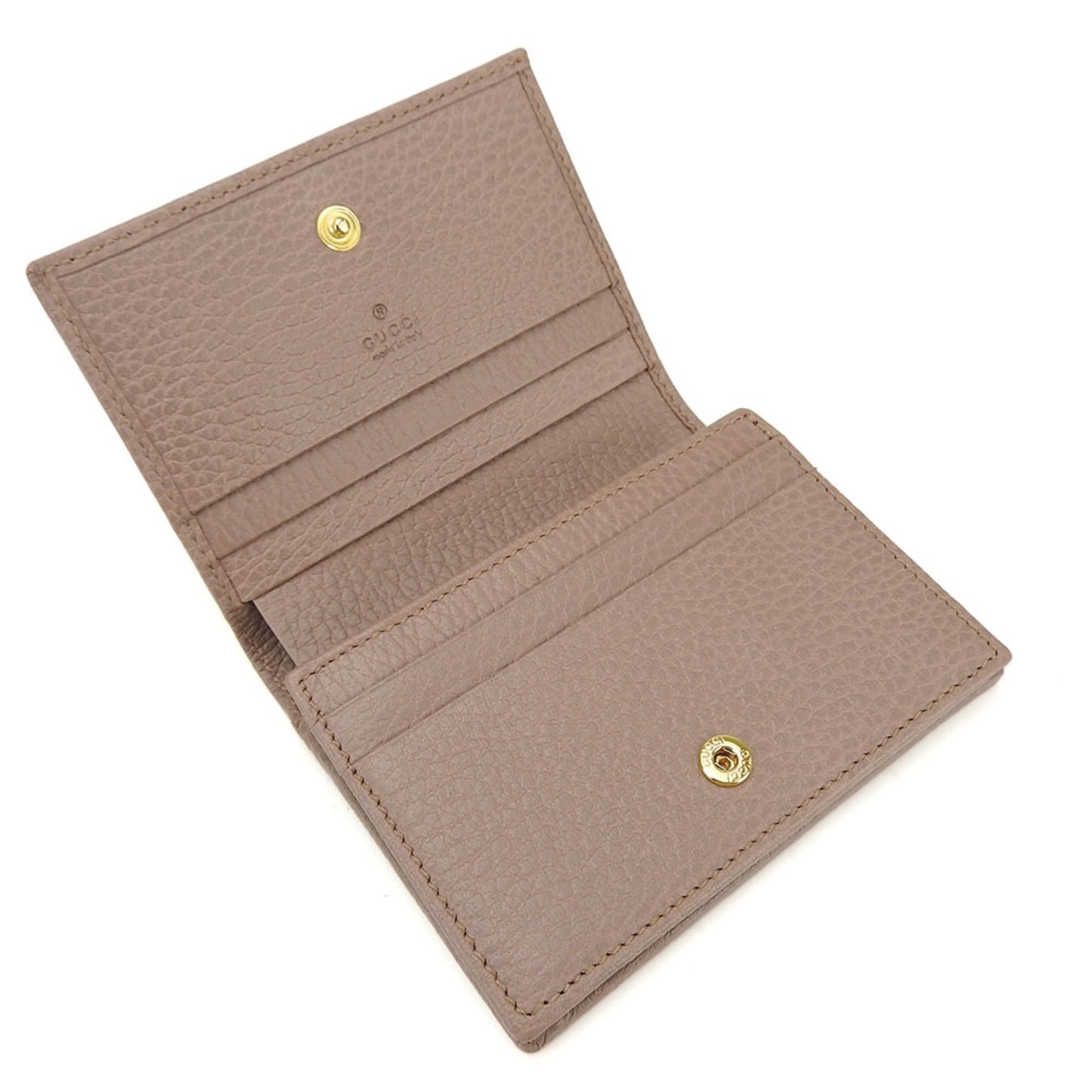 Gucci Beige Leather Wallet (Bi-Fold) ( )