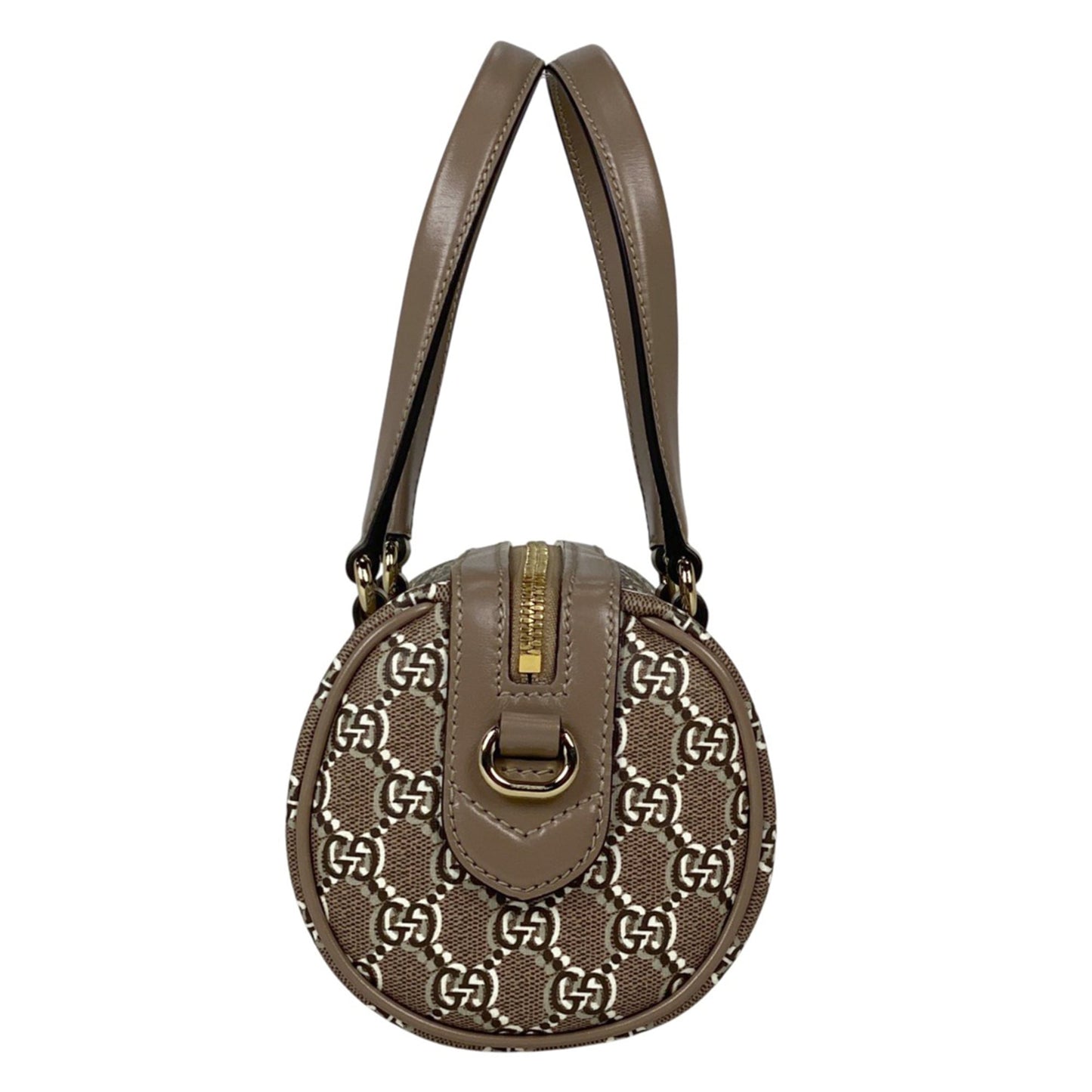 Gucci Beige Leather Handbag Shoulder Bag ( )