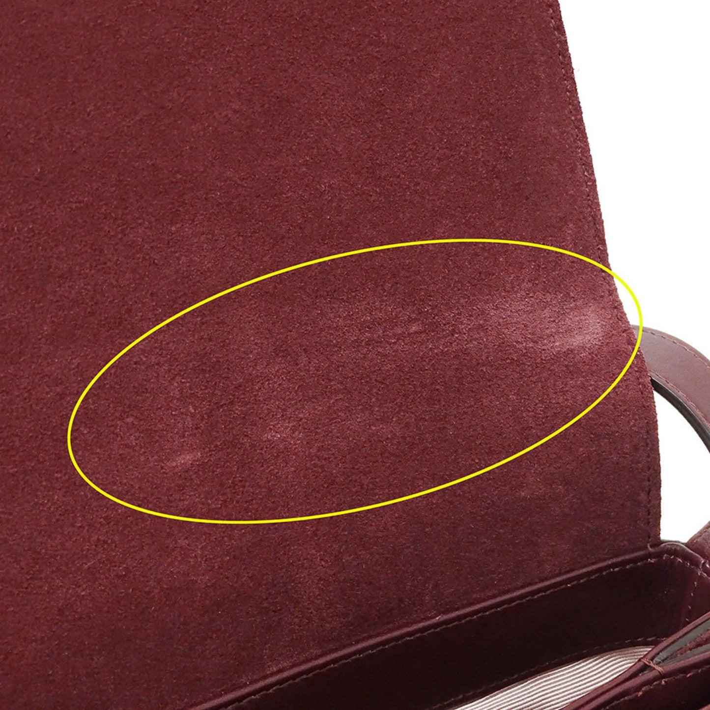 Gucci Bordeaux Suede Shoulder Bag ( )