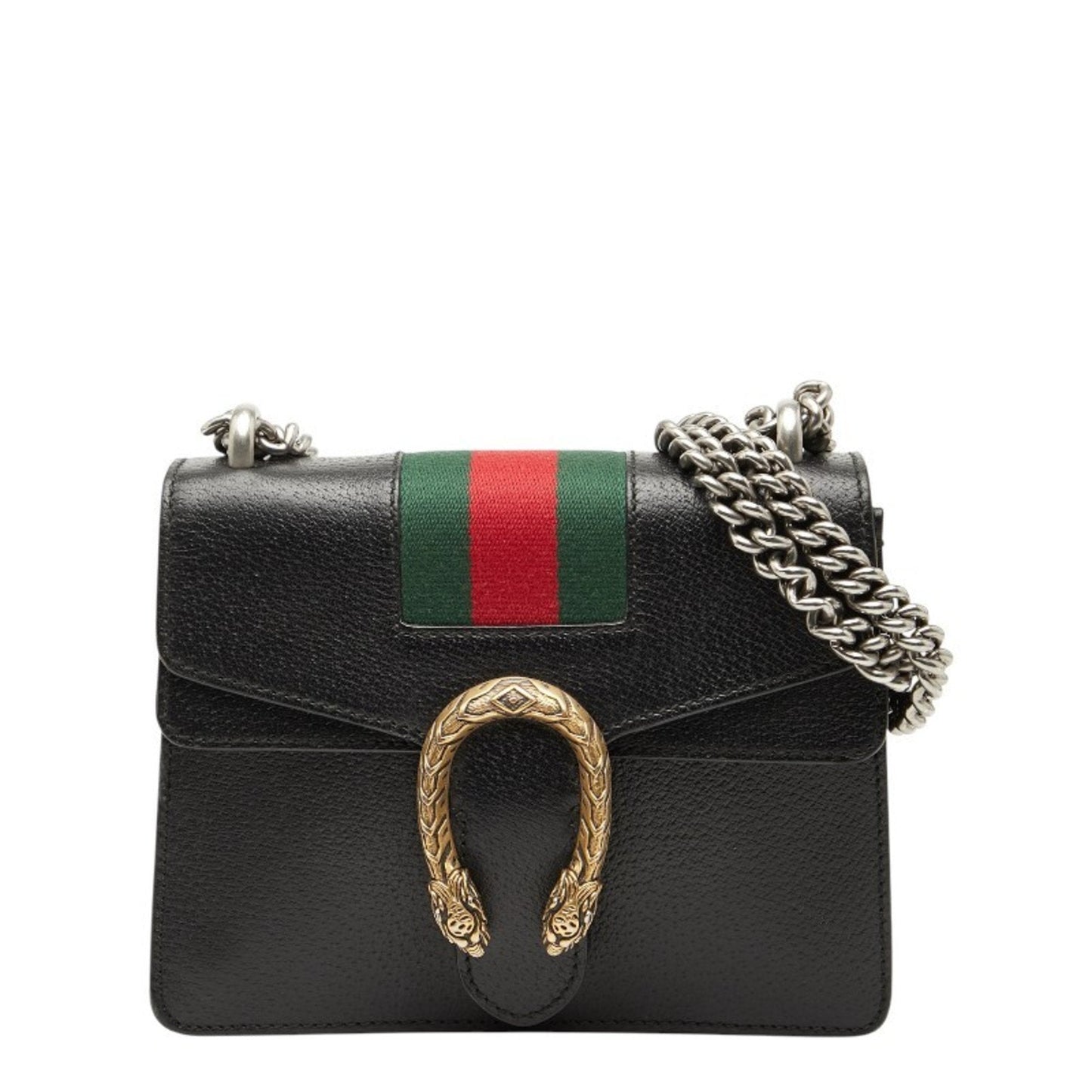 Gucci Black Leather Shoulder Bag ( )