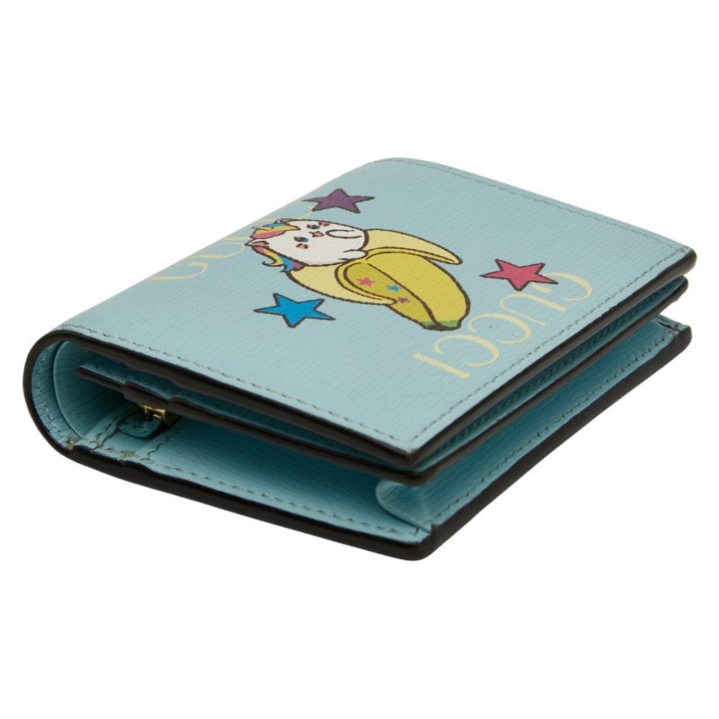 Gucci Blue Leather Wallet (Bi-Fold) ( )