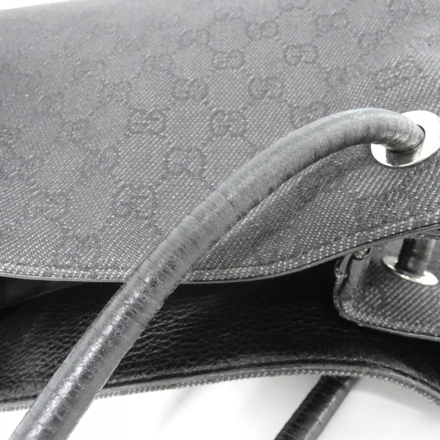 Gucci Black Denim Handbag ( )