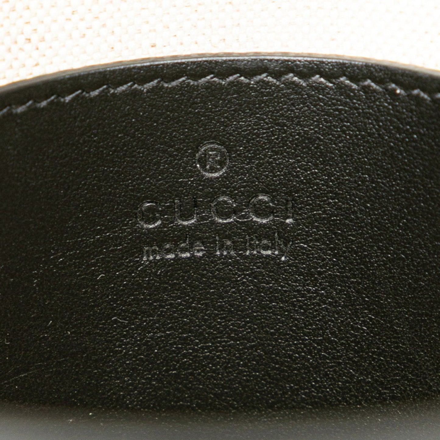 Gucci Black Leather Handbag Shoulder Bag ( )