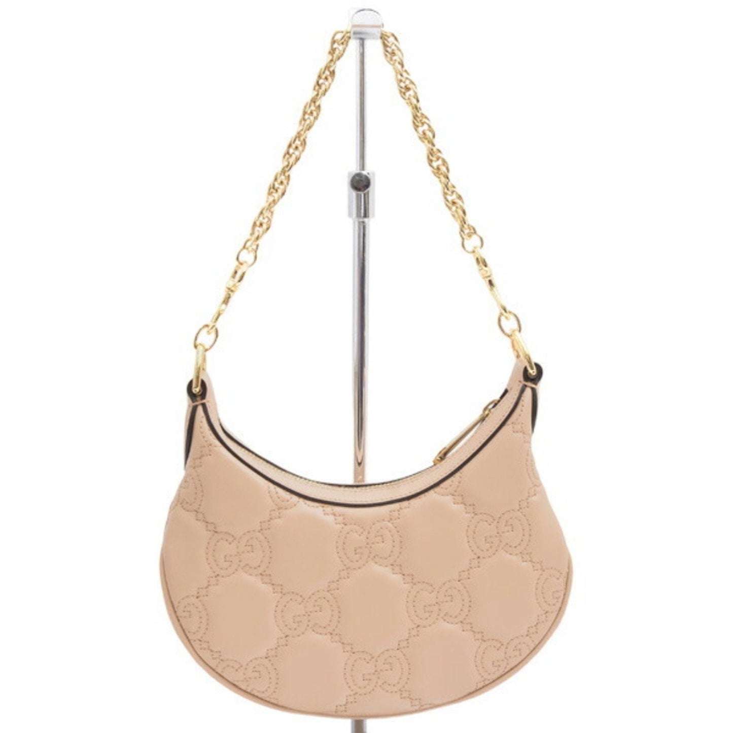 Gucci Beige Leather Handbag Shoulder Bag ( )