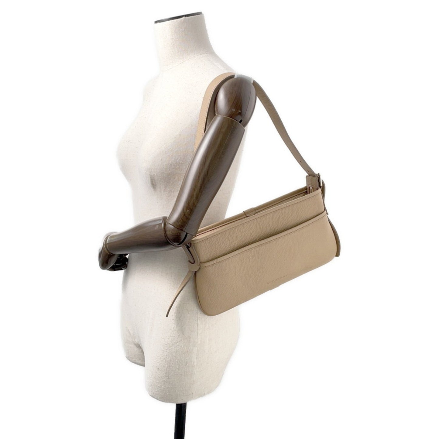 Burberry Beige Leather Shoulder Bag ( )