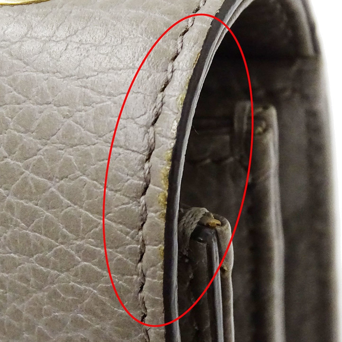 Gucci Gray Leather Shoulder Bag ( )