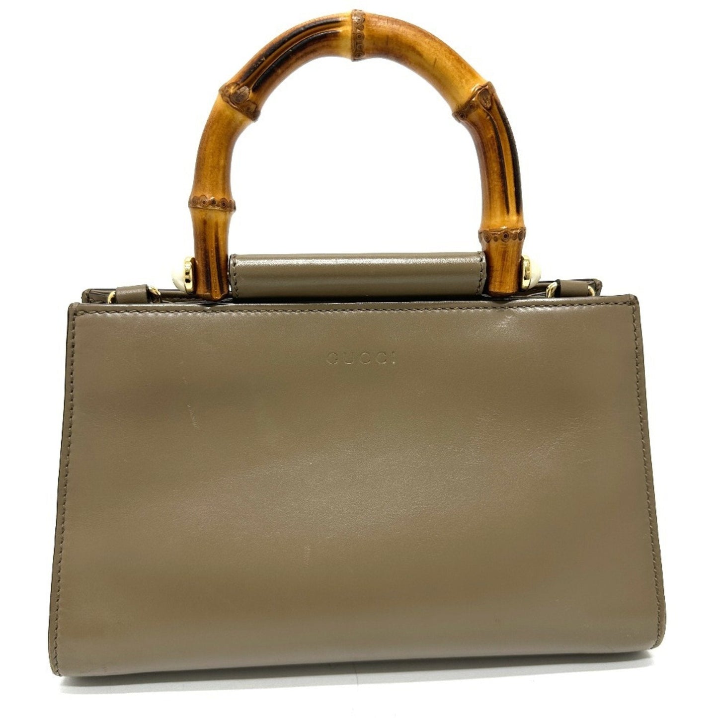 Gucci Brown Leather Handbag ( )