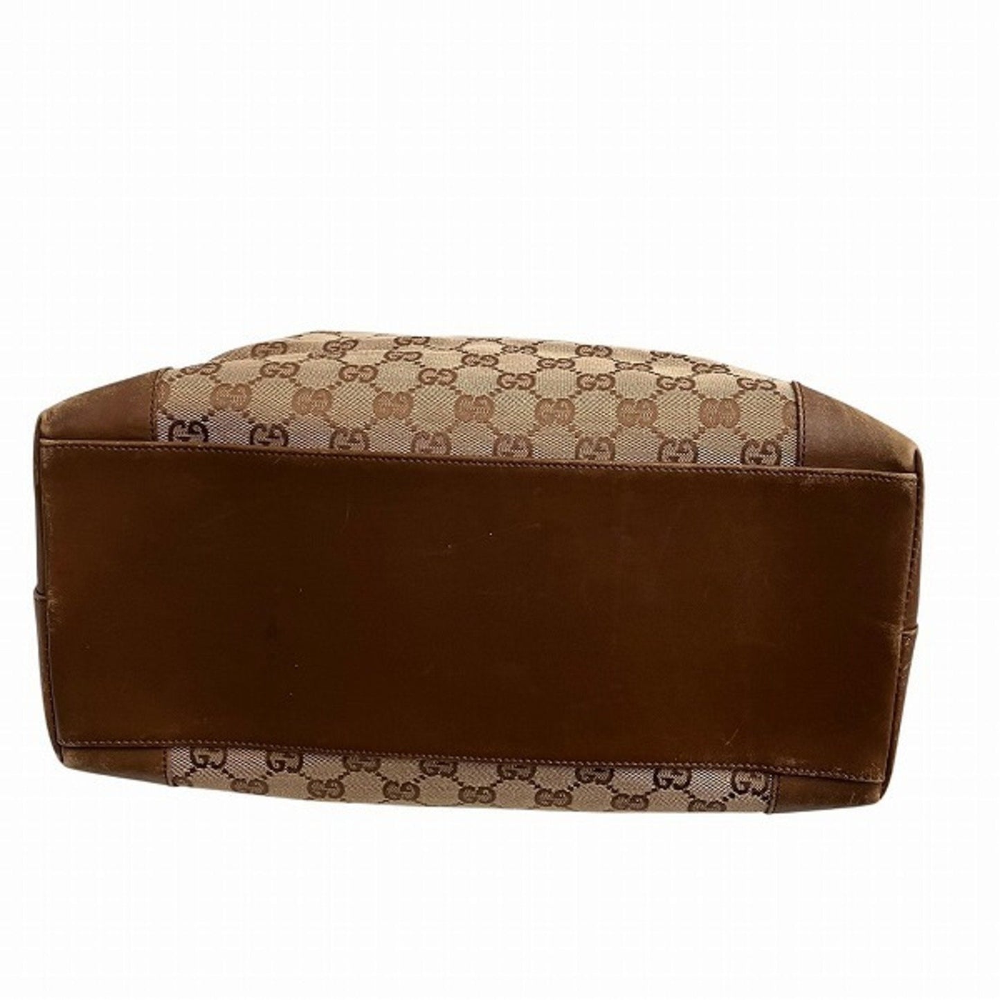 Gucci Leather Canvas Tote