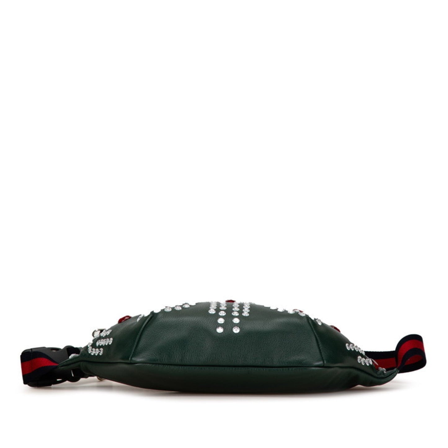 Gucci Moss Green Multi-Color Leather Sling Bag ( )