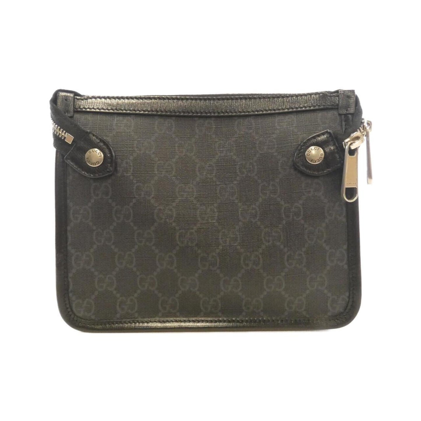 Gucci Black Gg Supreme Shoulder Bag ( )