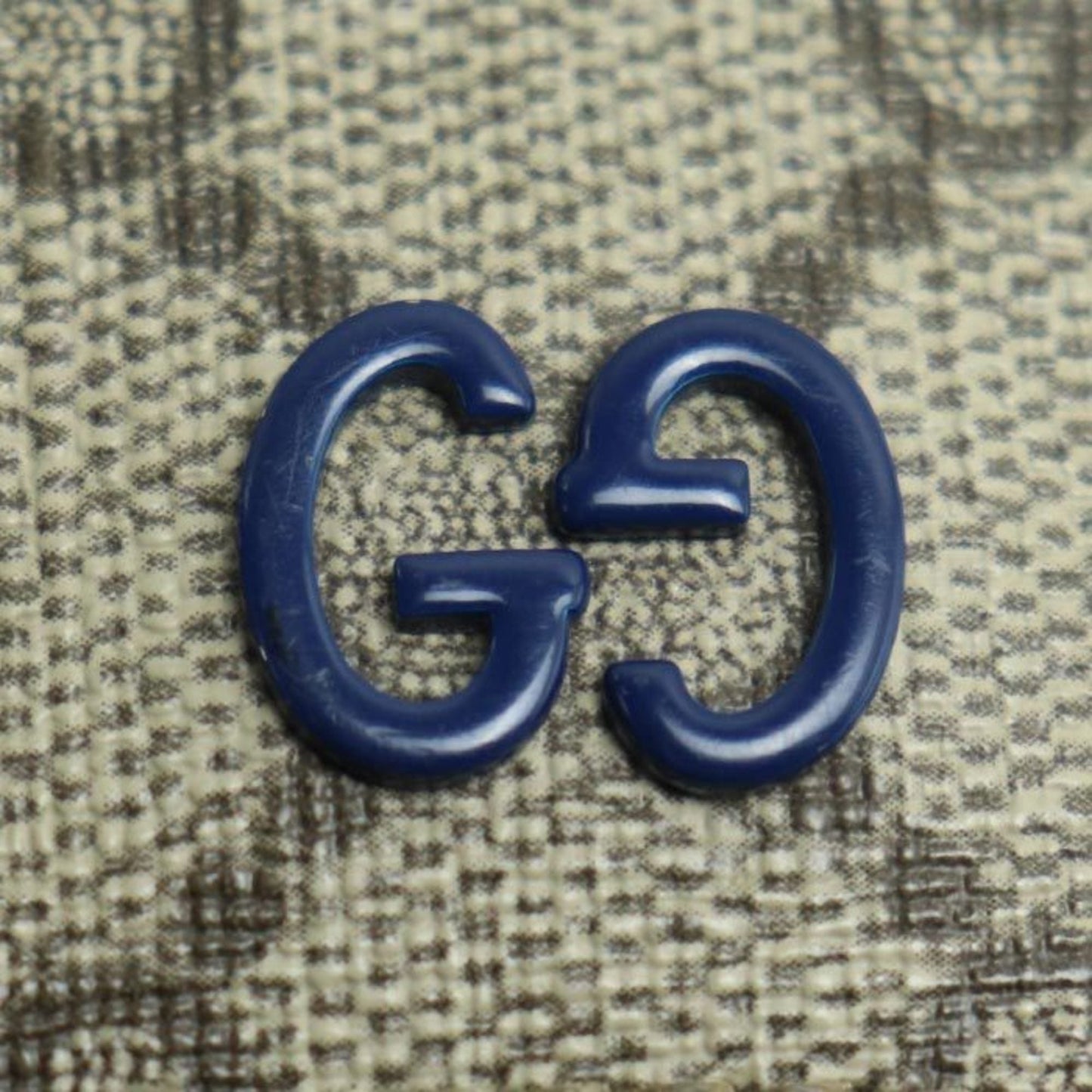 Gucci Beige Blue Gg Supreme Wallet (Tri-Fold) ( )