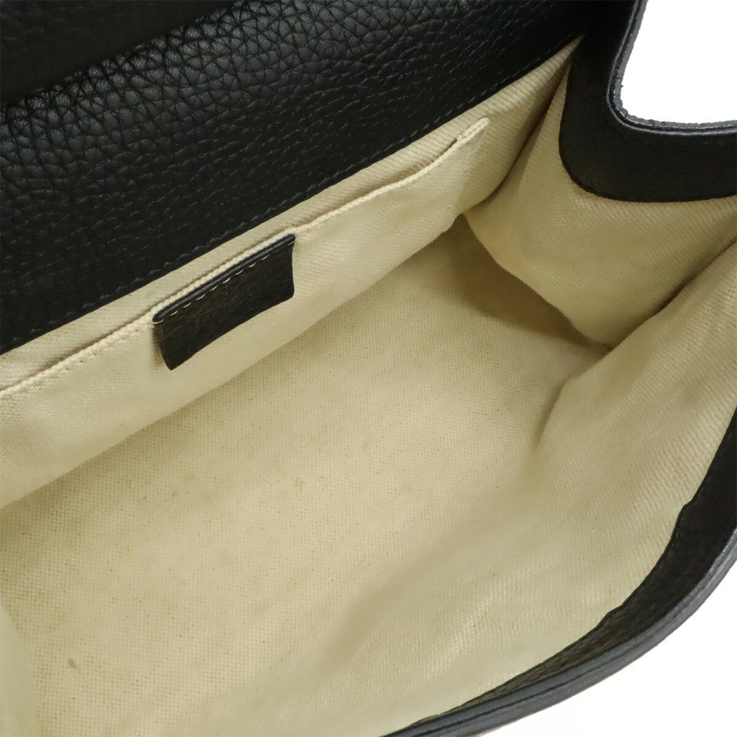 Gucci Black Leather Handbag Shoulder Bag ( )