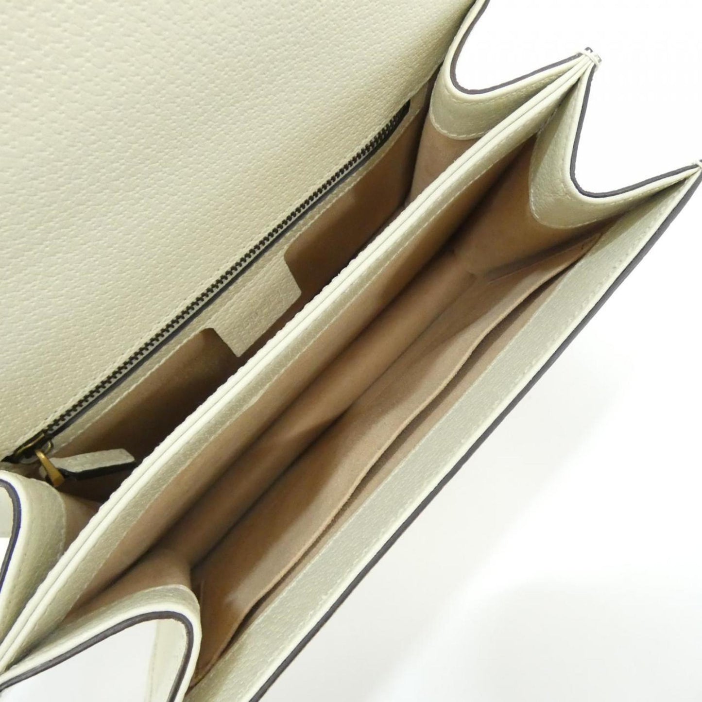 Gucci White Leather Handbag ( )
