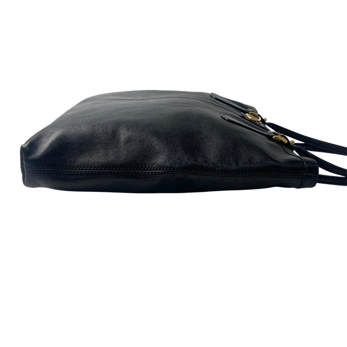 Gucci Black Leather Tote Bag ( )