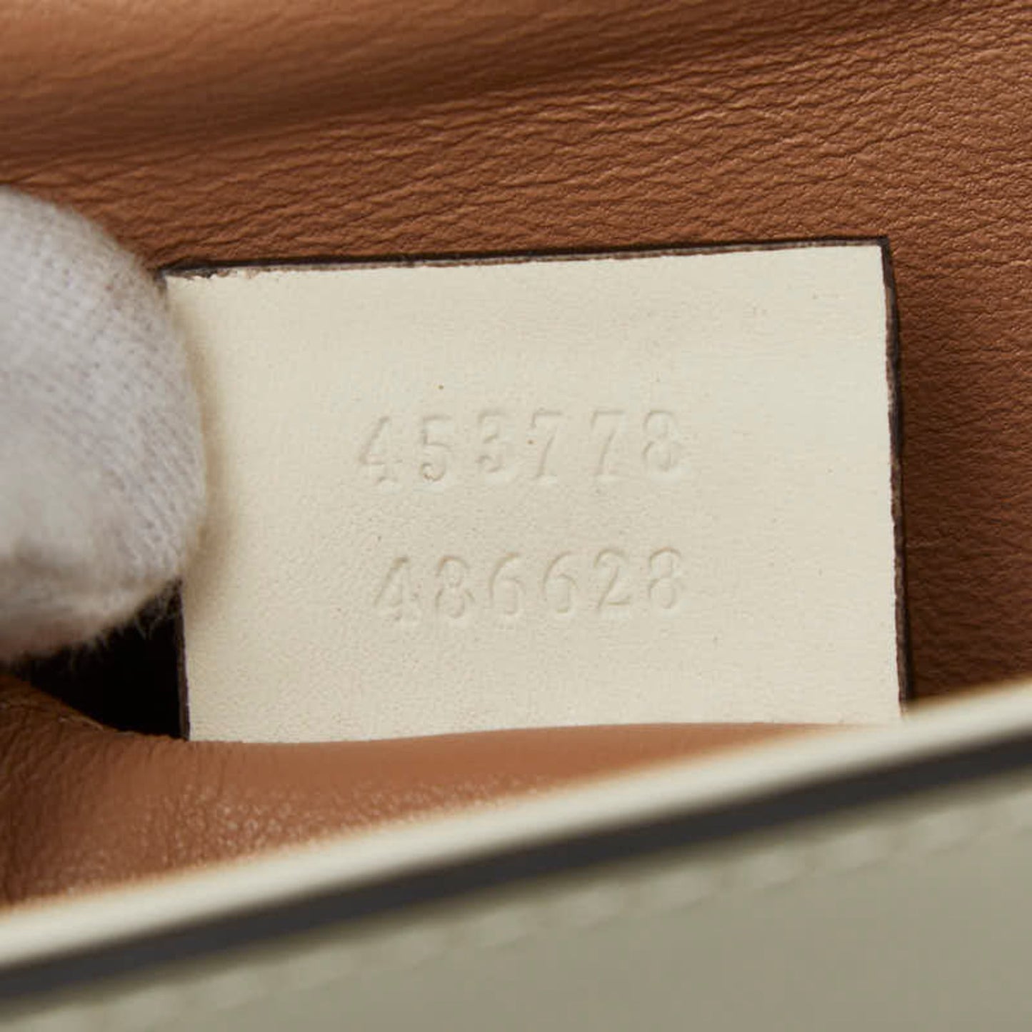 Gucci Multi-Color White Leather Handbag Shoulder Bag ( )