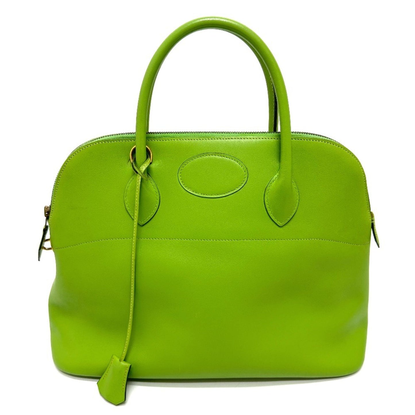 Hermes Green Gulliver Leather Handbag ( )