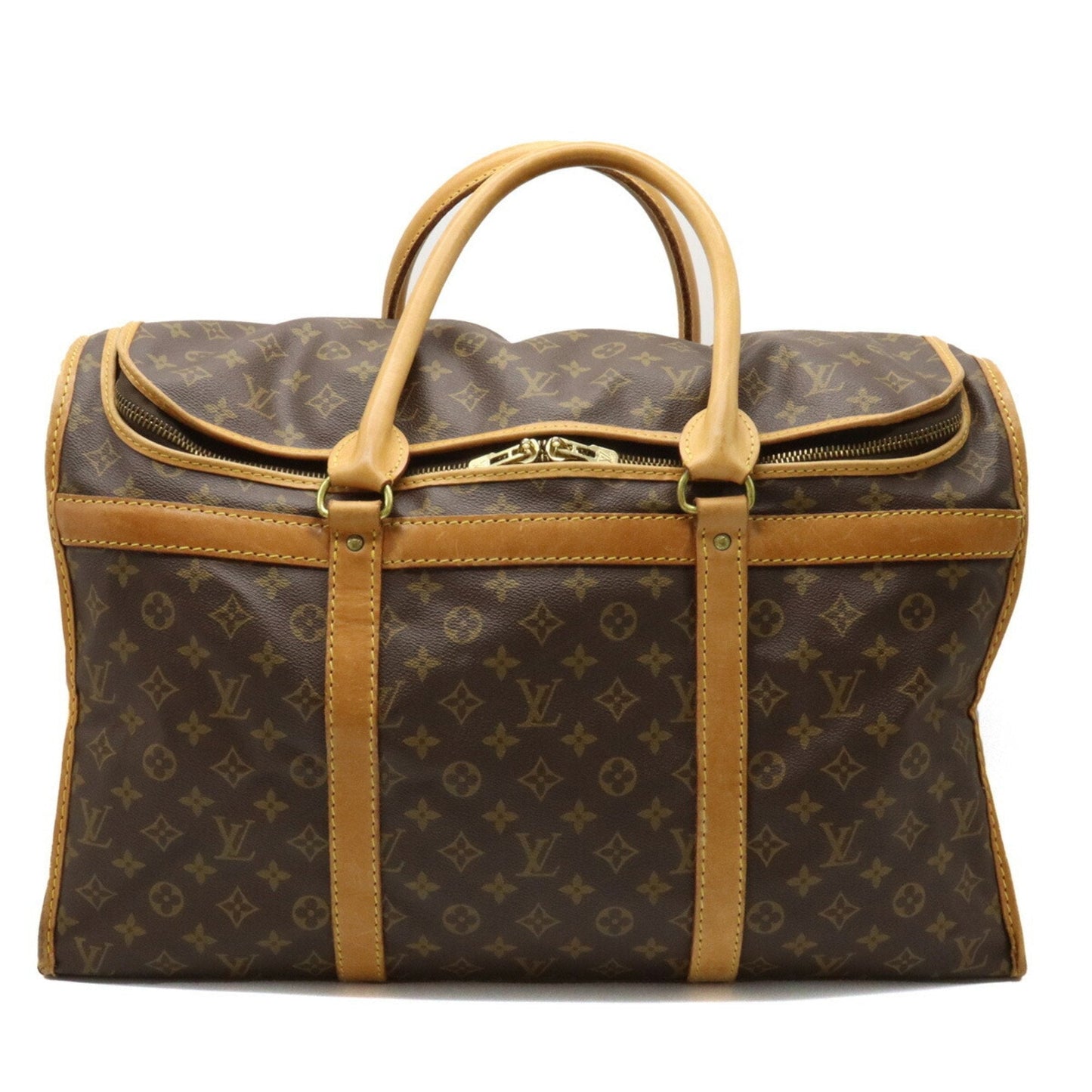 LOUIS VUITTON Monogram Sac Chasseur 55 Boston Bag Handbag M41922