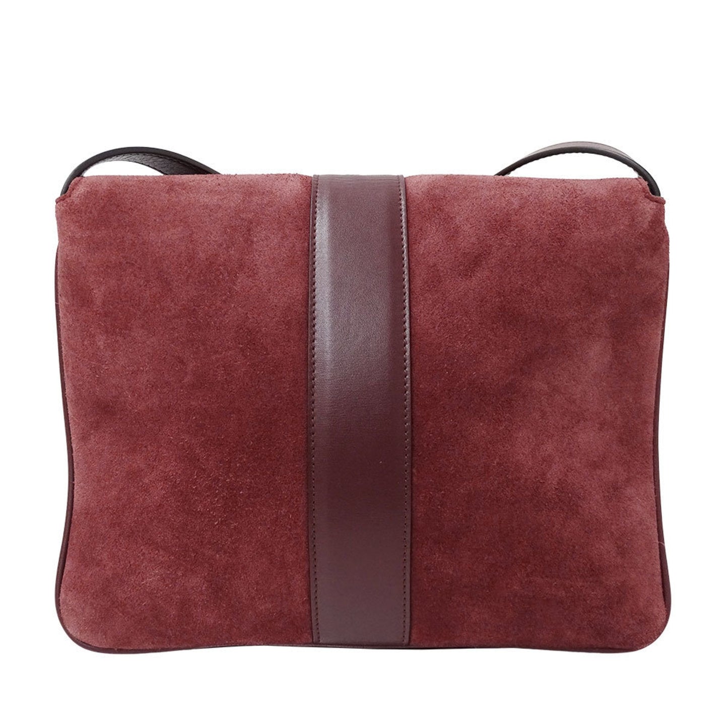 Gucci Bordeaux Suede Shoulder Bag ( )
