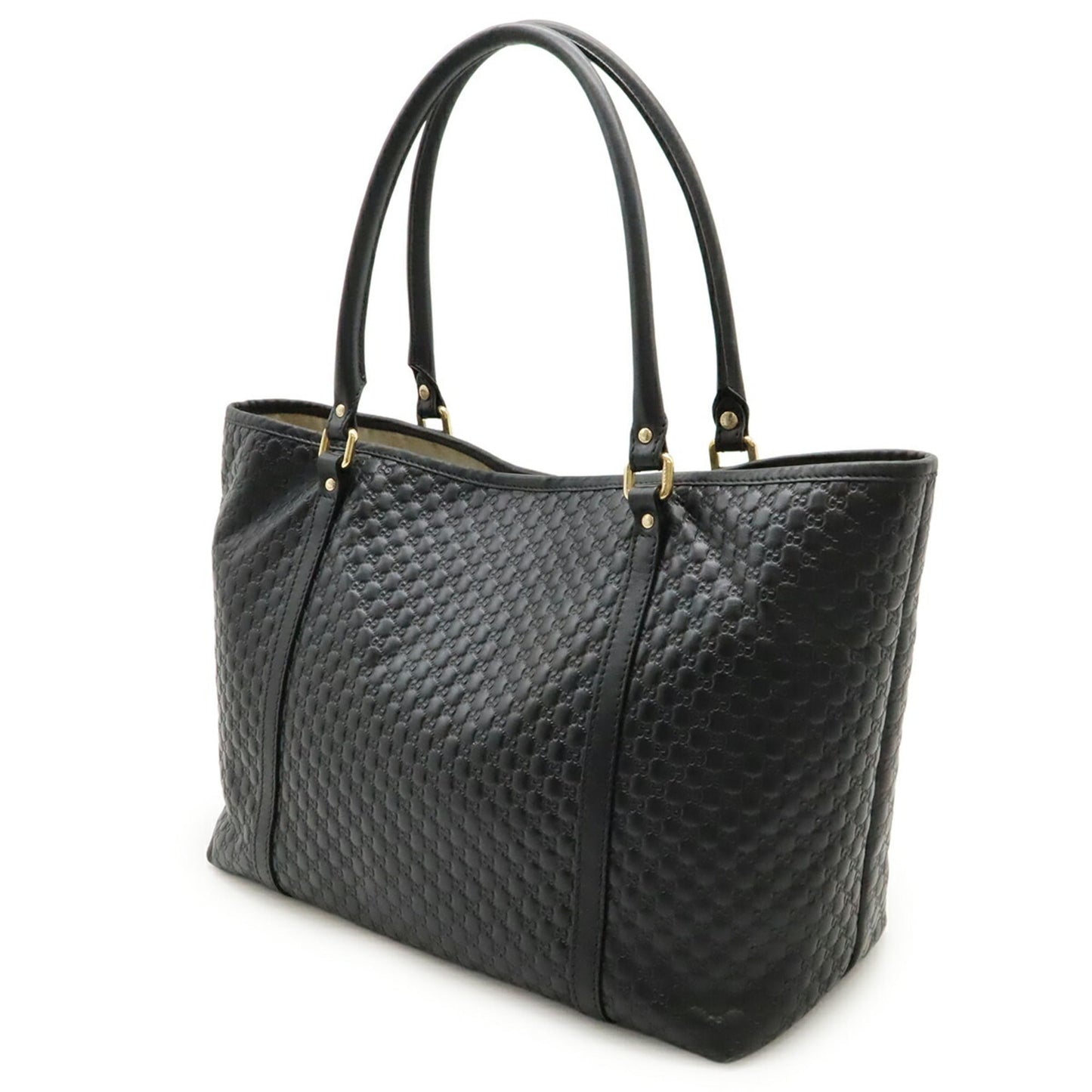 Gucci Microguccissima Black Micro Gg Leather Shoulder Bag Tote Bag ( )