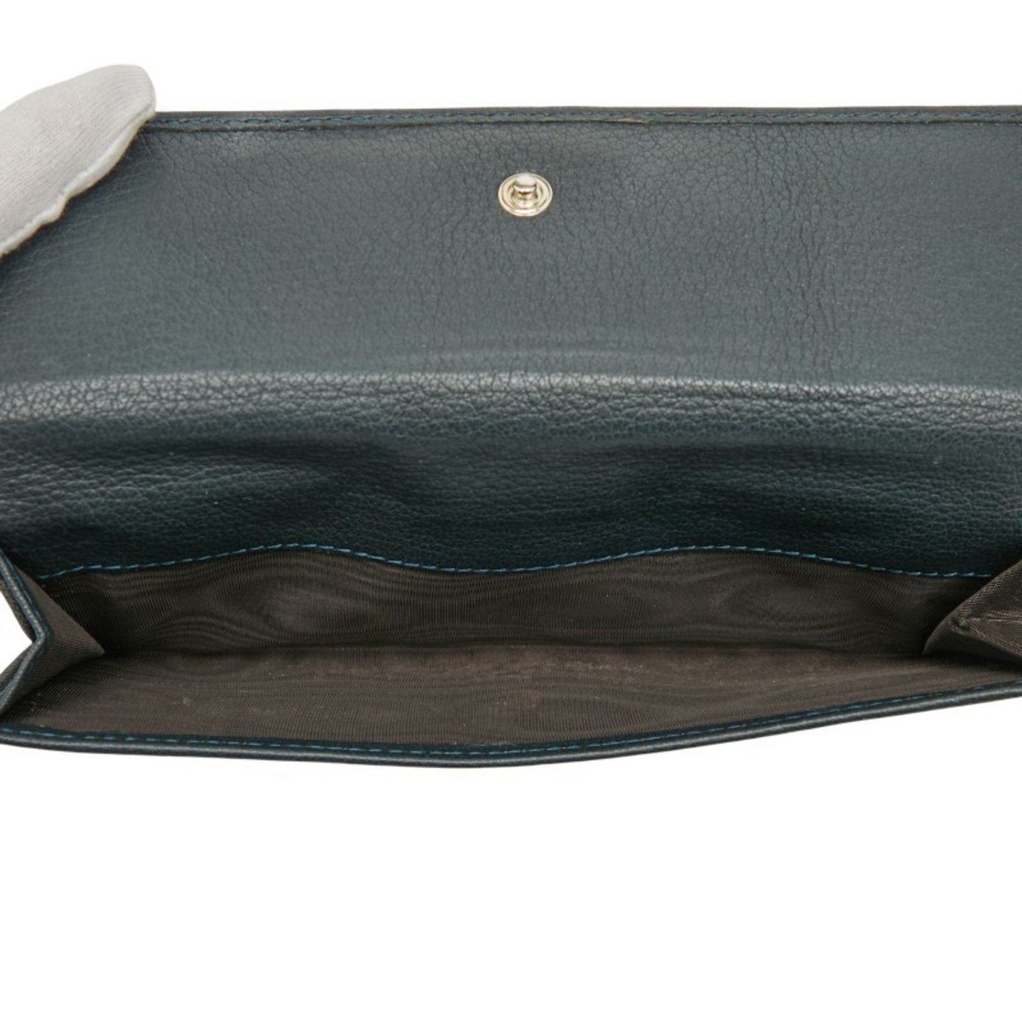 Gucci Navy Leather Long Wallet (Bi-Fold) ( )