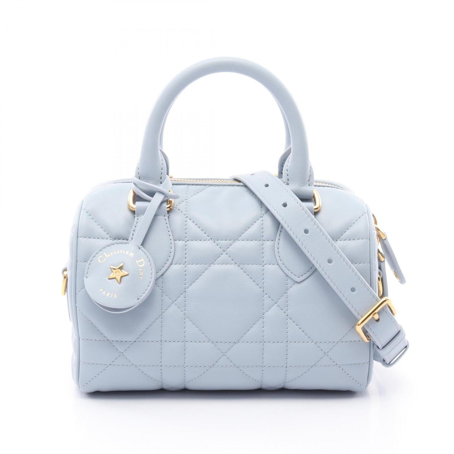 Christian Dior Blue Leather Handbag ()