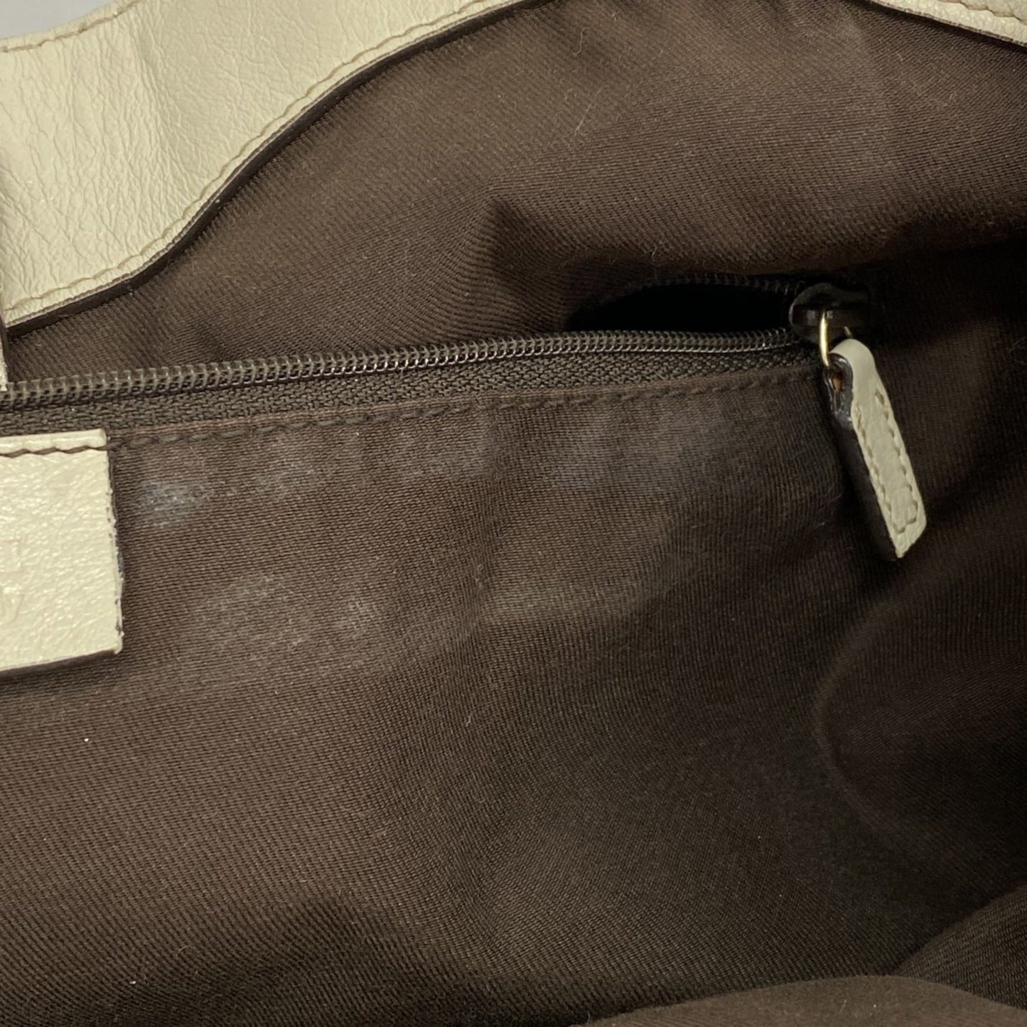 Gucci Brown Canvas Tote Bag ( )