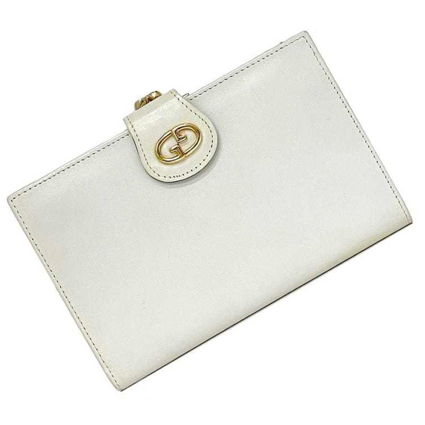 Gucci White Leather Wallet (Bi-Fold) ( )