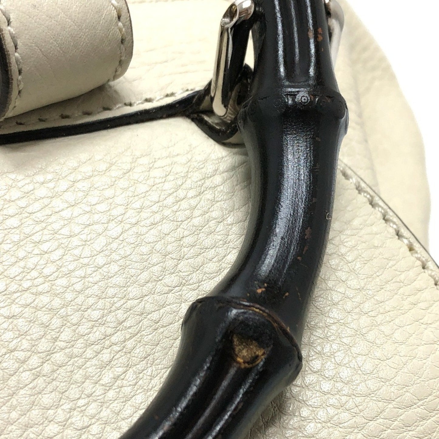 Gucci White Leather Backpack ( )