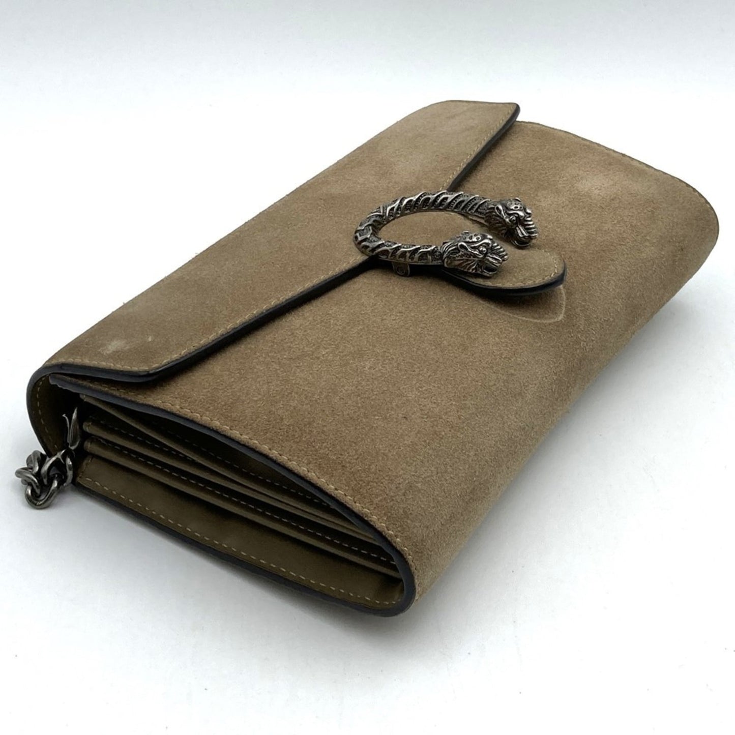 Gucci Beige Suede Shoulder Bag ( )