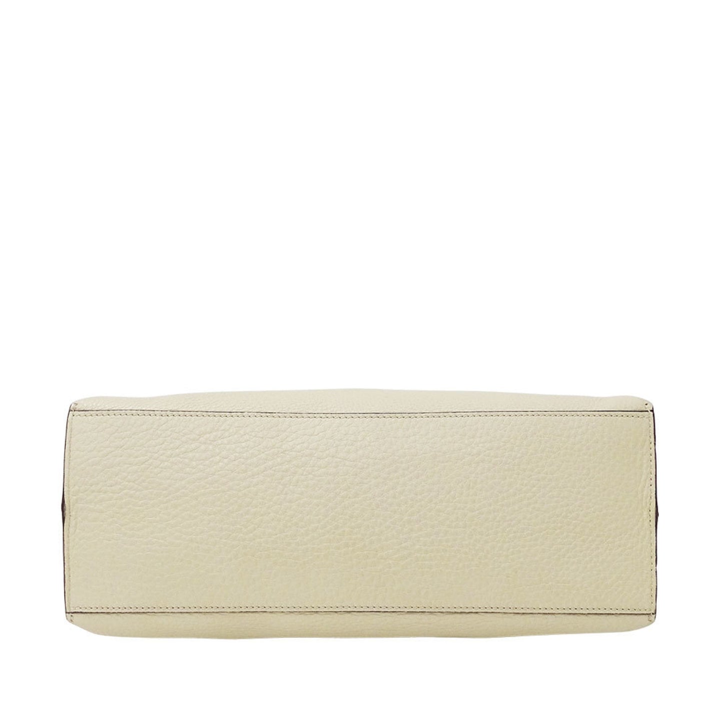 Gucci Ivory Leather Handbag Shoulder Bag ( )