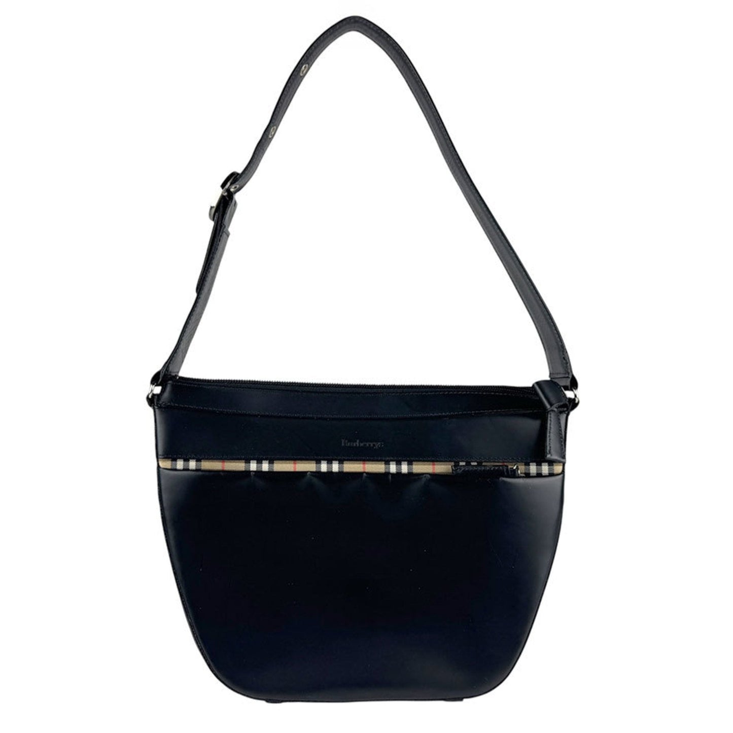 Burberry Black Leather Shoulder Bag ( )
