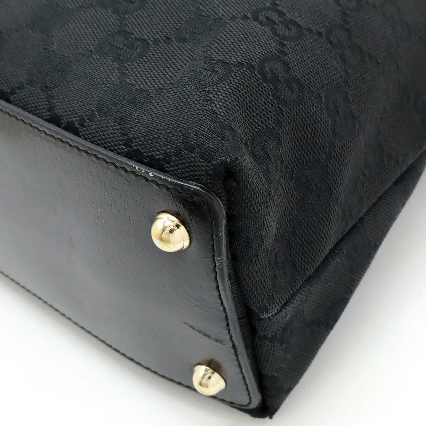 Gucci Gg Canvas Black White Gg Canvas Shoulder Bag Tote Bag ( )