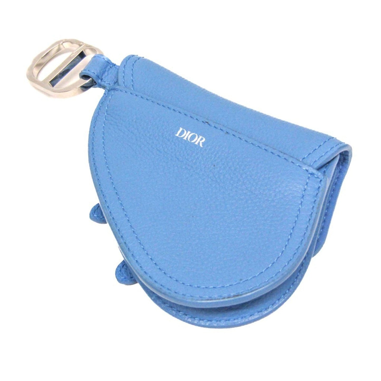 Christian Dior Blue Leather Pouch ()