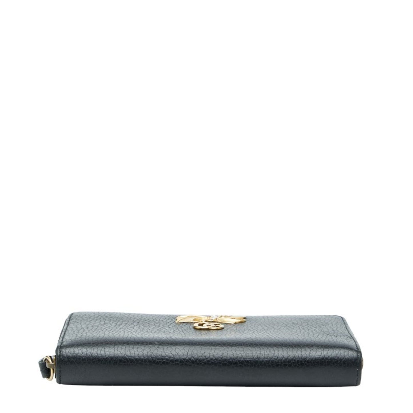 Gucci Black Leather Long Wallet (Bi-Fold) ( )