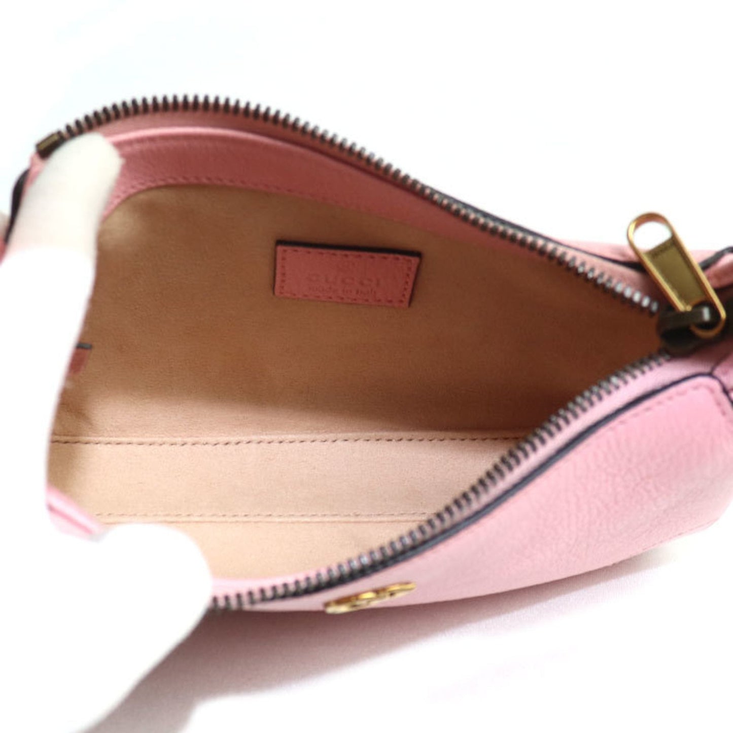 Gucci Pink Leather Shoulder Bag ( )
