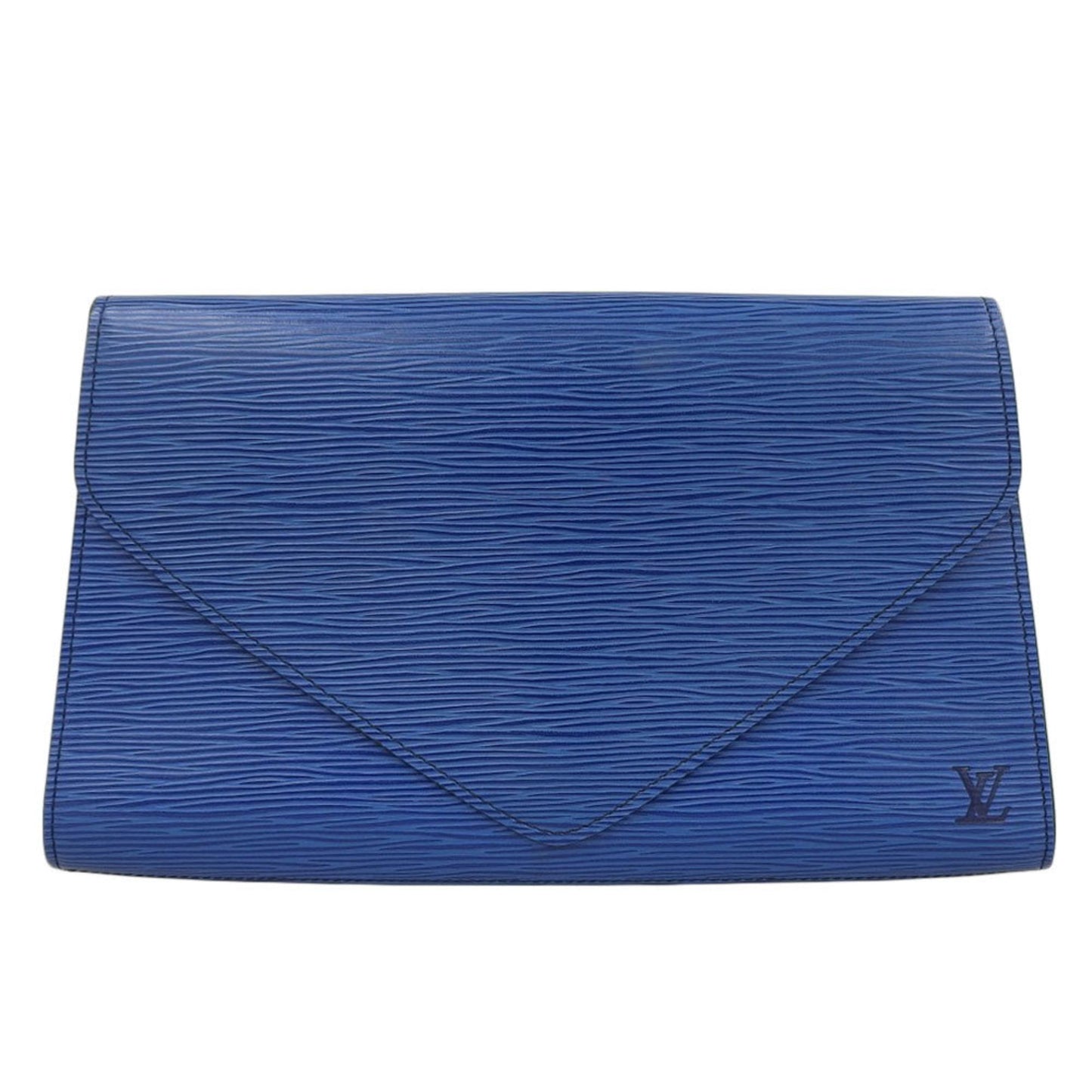Louis Vuitton Epi Art Deco Second Bag Clutch Toledo Blue