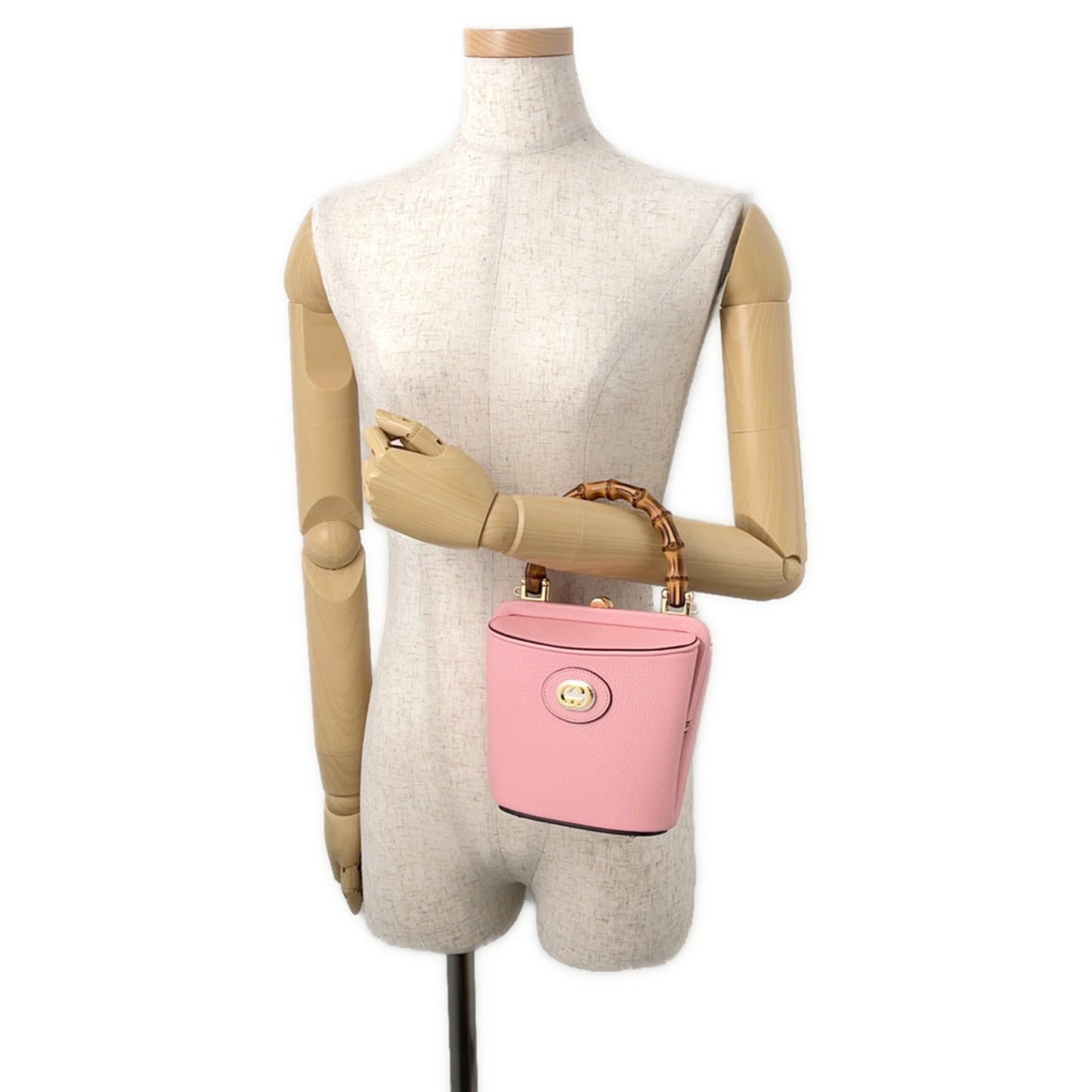 Gucci Pink Leather Handbag ( )