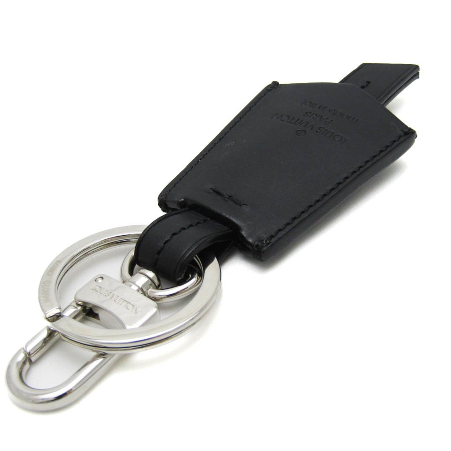 LOUIS VUITTON Cloche Cles Key Holder M68020 Keyring [Black,Silver]