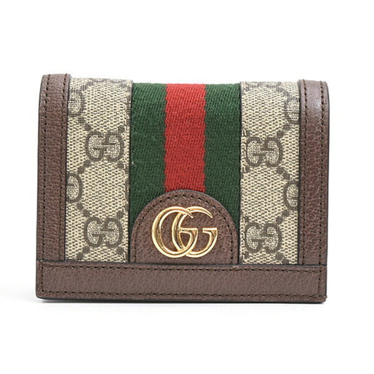 Gucci Gg Supreme Brown Gg Supreme Wallet (Bi-Fold) ( )