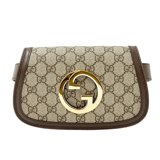 Gucci Beige Brown Gg Supreme Canvas Sling Bag ( )