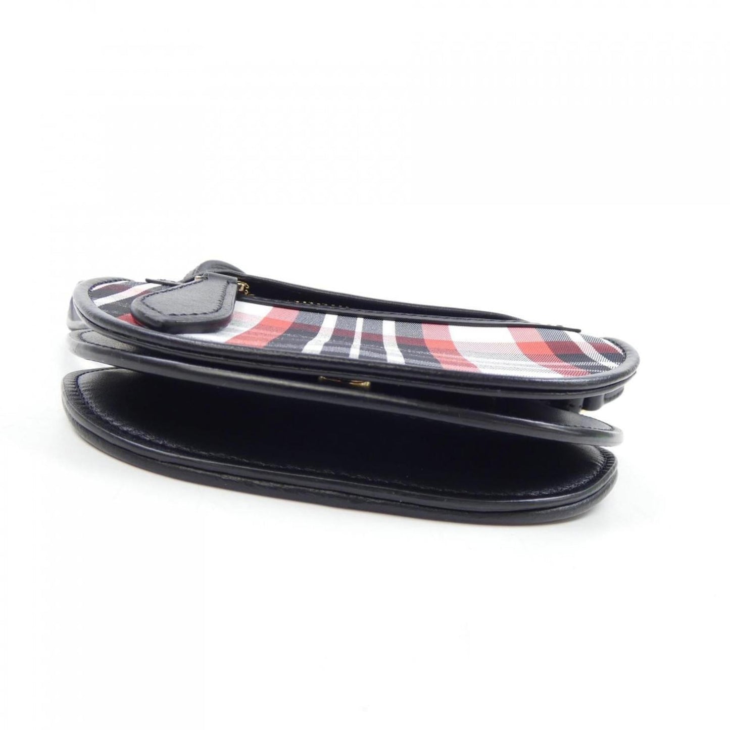 Burberry Black Multi-Color Red Color White Handbag Pochette Shoulder Bag ( )