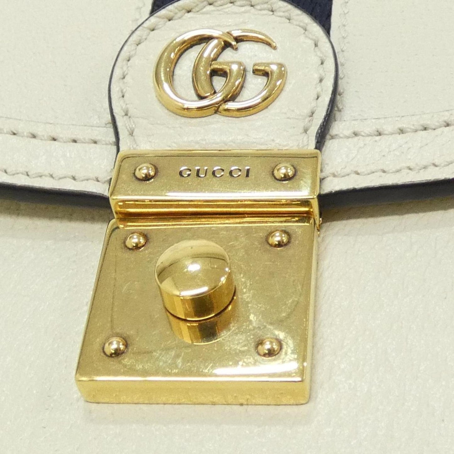 Gucci White Leather Handbag ( )