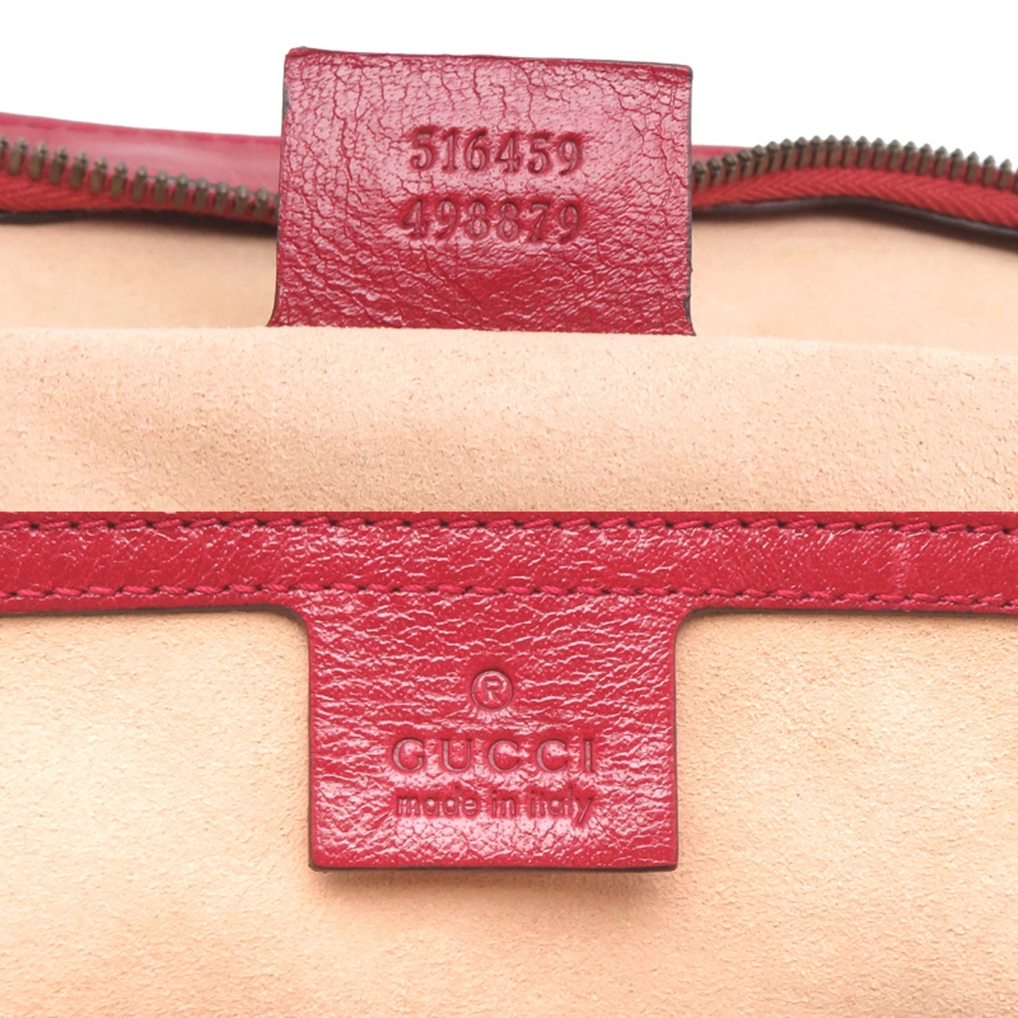 Gucci Red Color Leather Handbag ( )